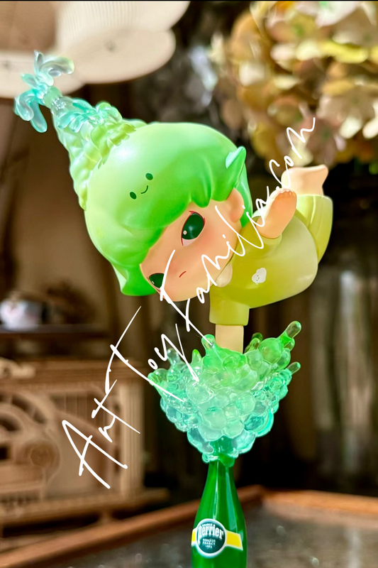 pop mart dimoo x perrier paris water bubble explorer 