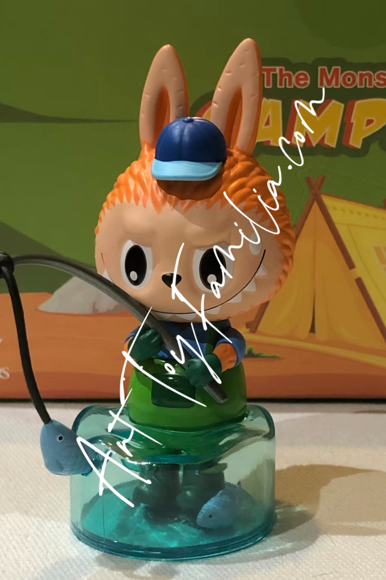 pop mart labubu Fishing - 钓鱼