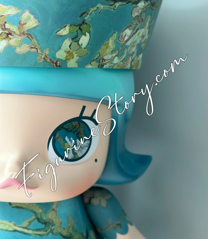 popmart 400 mega royal molly van gogh museum almond blossom  2