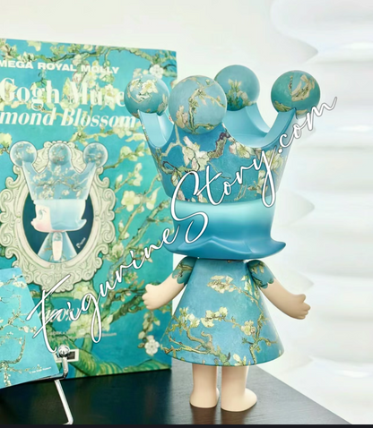 【在庫有】 Royal MEGA 400% Molly Blossom Almond Museum Gogh Van 400% ぬいぐるみ