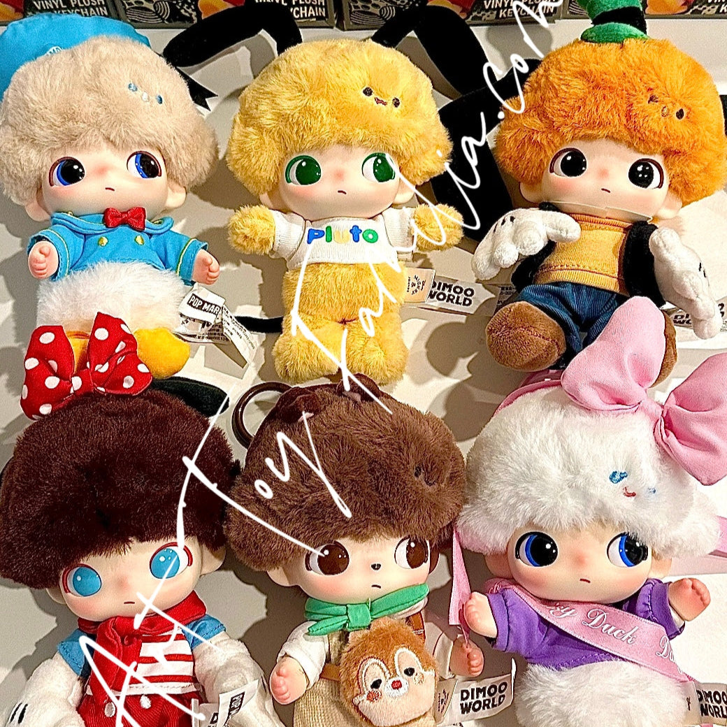 Dimoo World × Disney Series-Vinyl Plush Keychain - Dimoo