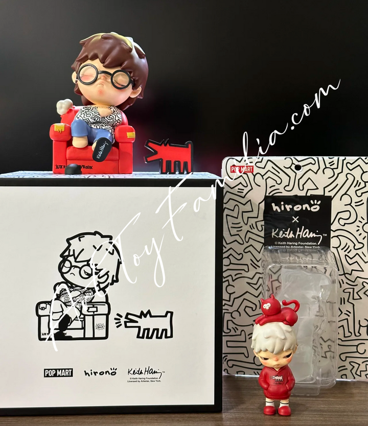 popmart Hirono x Keith Haring Figure 