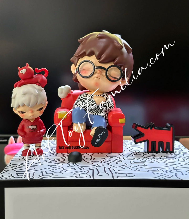 popmart Hirono x Keith Haring Figurine (old hirono)