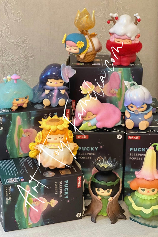 popmart Pucky Sleeping Forest Series Full Set