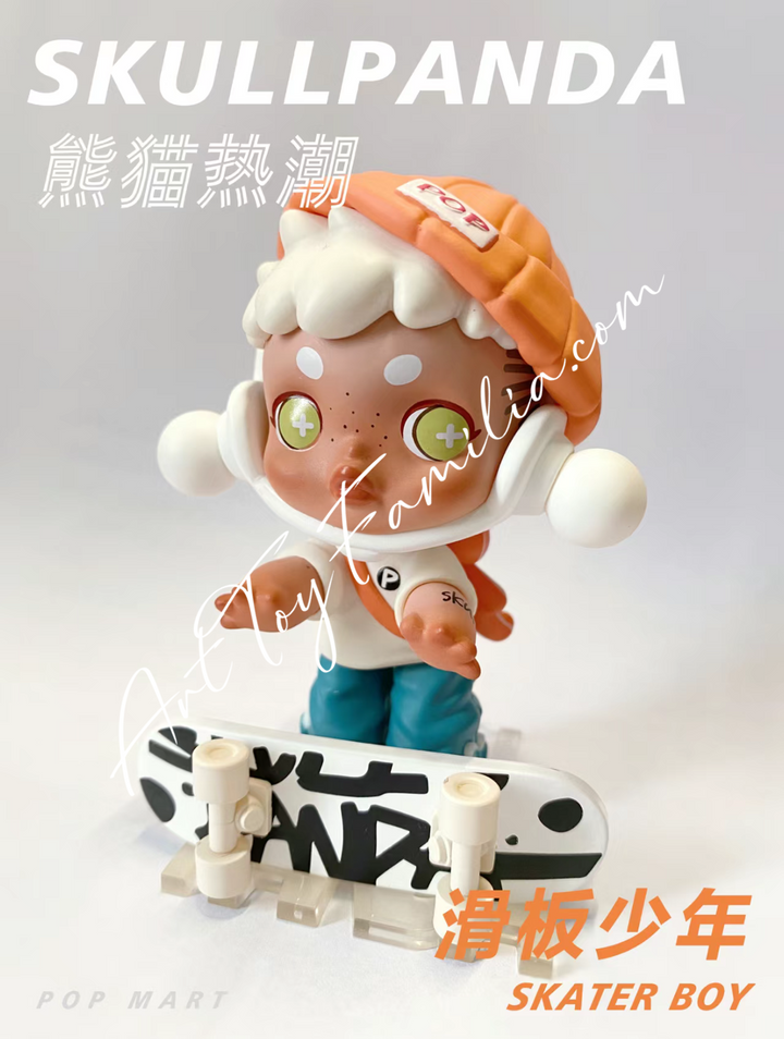 popmart Skullpanda Hypepanda Skater Boy