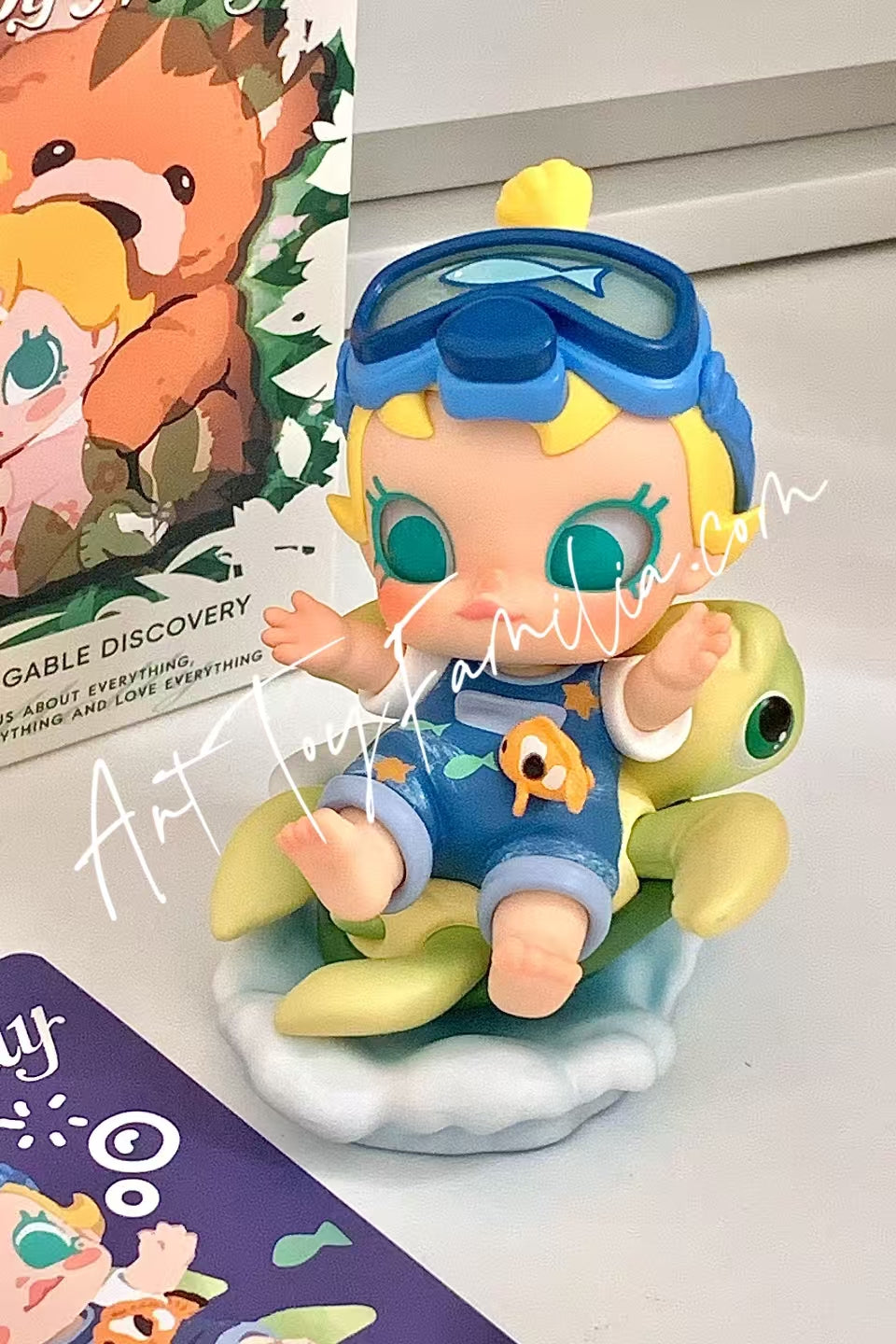 popmart baby Molly My Huggable Discovery Series Figures Hug the ocean