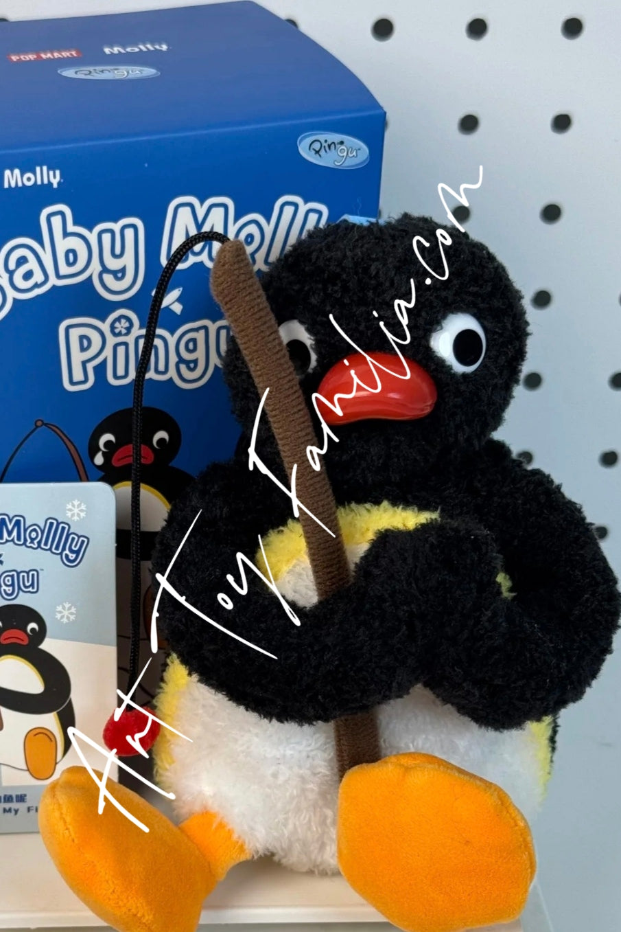 Baby Molly × Pingu Happy Fishing Series-Vinyl Plush Pendant