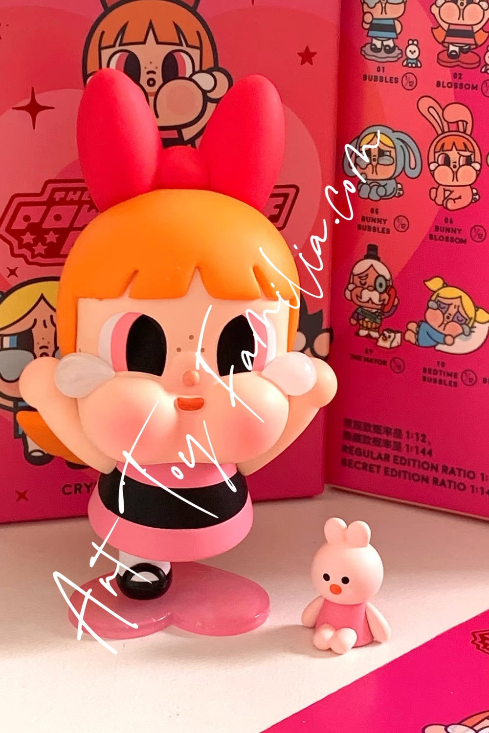 popmart crybaby the powerpuff girls series 飞天小女警系列 Blossom  花花