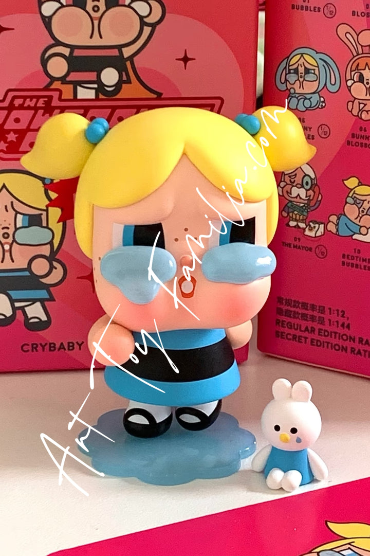 popmart crybaby the powerpuff girls series bubbles