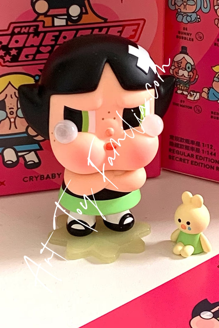 popmart crybaby the powerpuff girls series buttercup