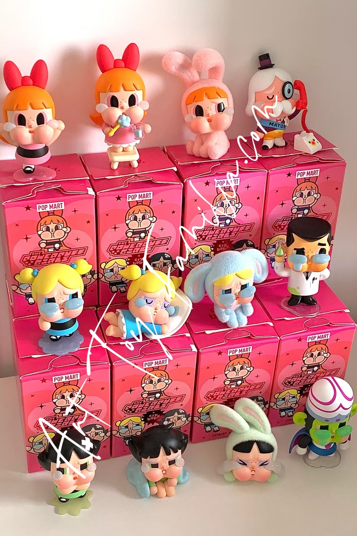 popmart crybaby the powerpuff girls series full set
