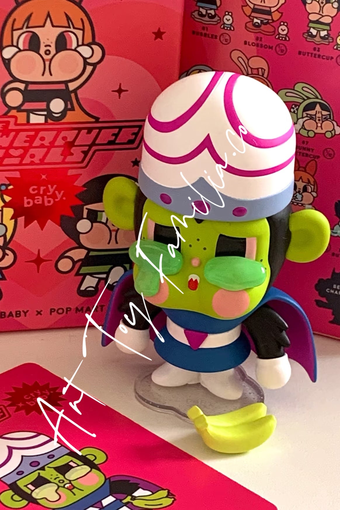 popmart crybaby the powerpuff girls series mojo jojo