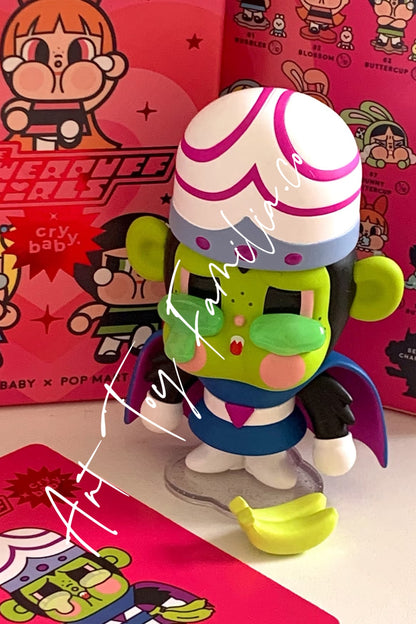 popmart crybaby the powerpuff girls series mojo jojo