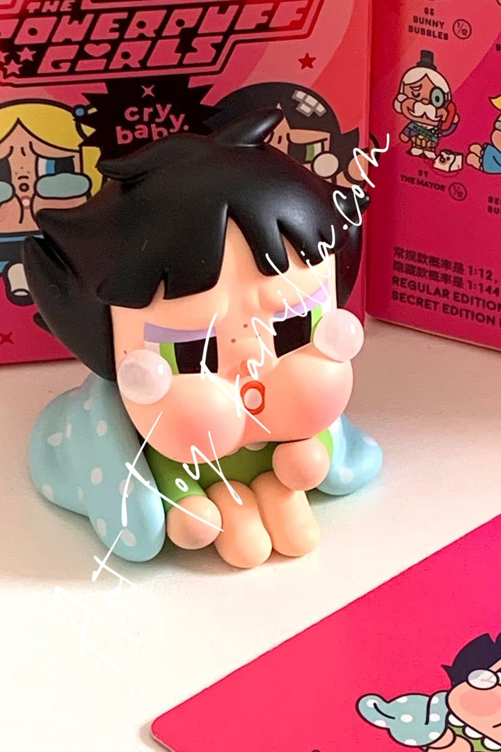 popmart crybaby the powerpuff girls series sleepy buttercup