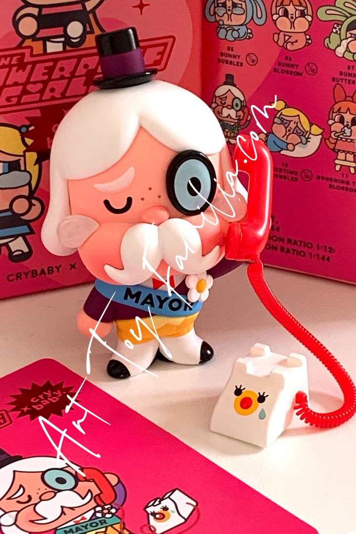 popmart crybaby the powerpuff girls series the mayor