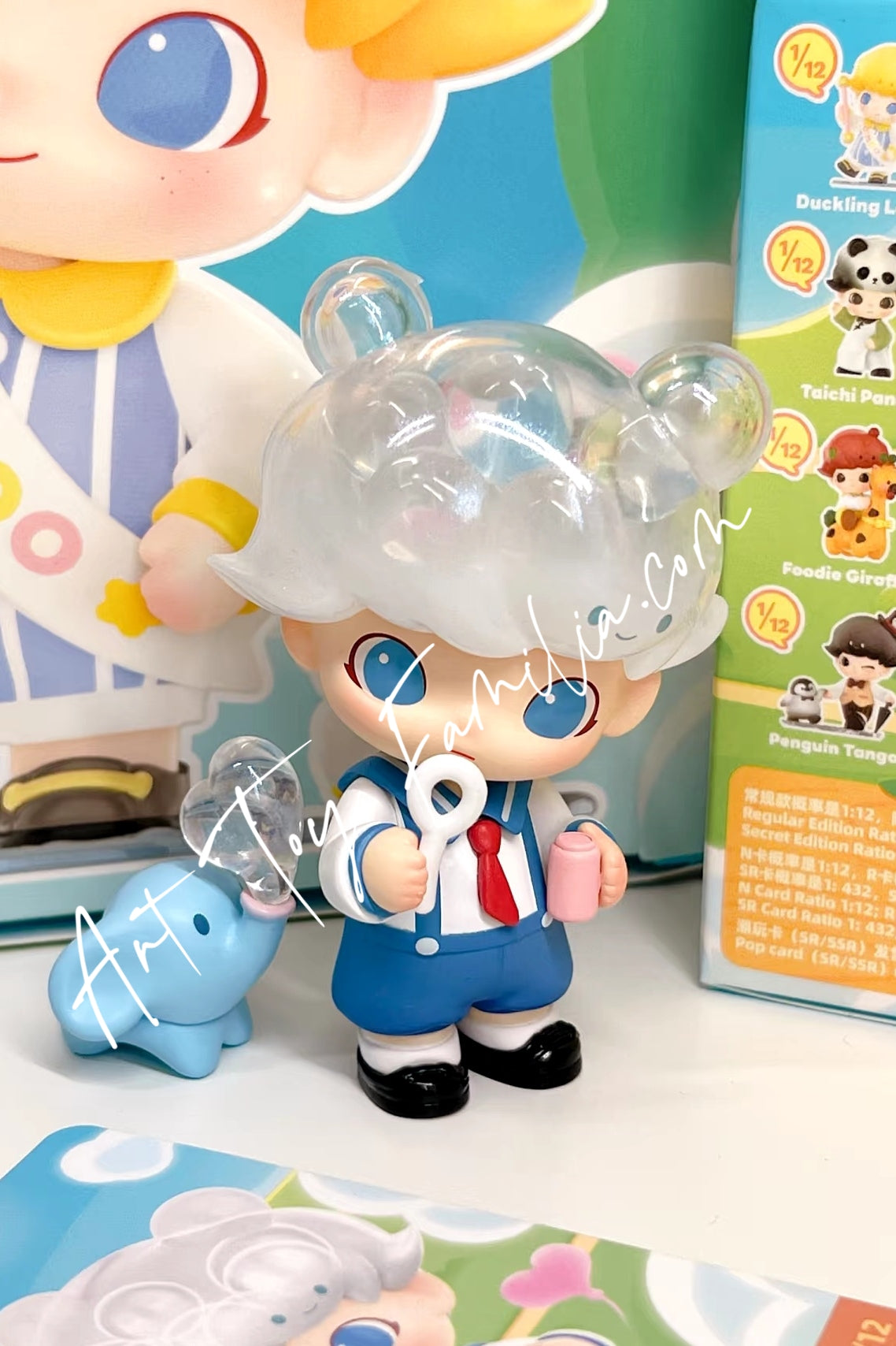 popmart dimoo animal kindom series Baby Elephant Bubble