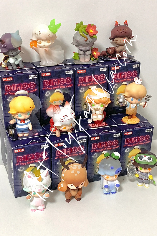 popmart dimoo no ones gonna sleep tonight series full set