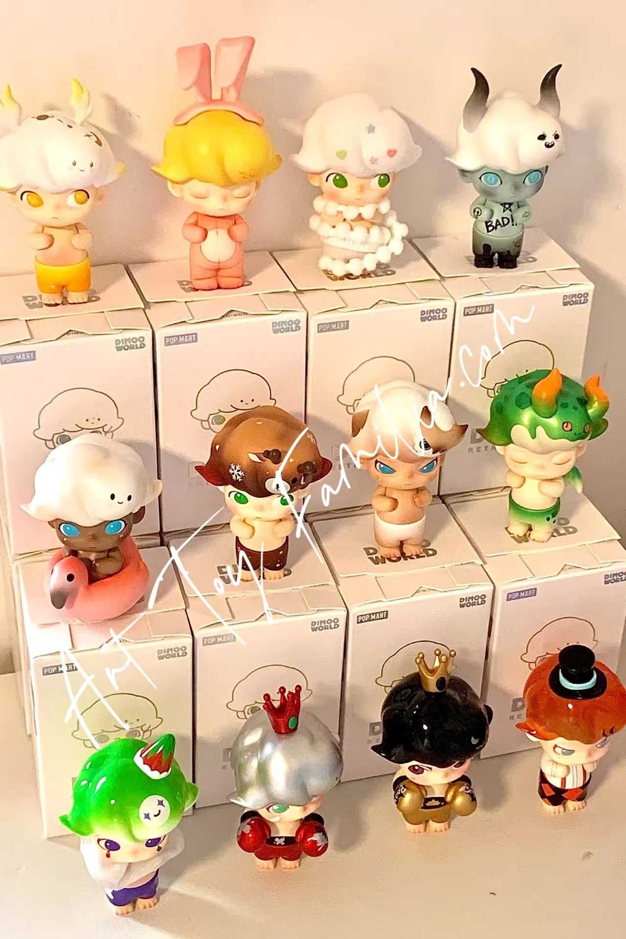 popmart dimoo retro series 12 Confirmed Figures_opened box sealed bag_-12