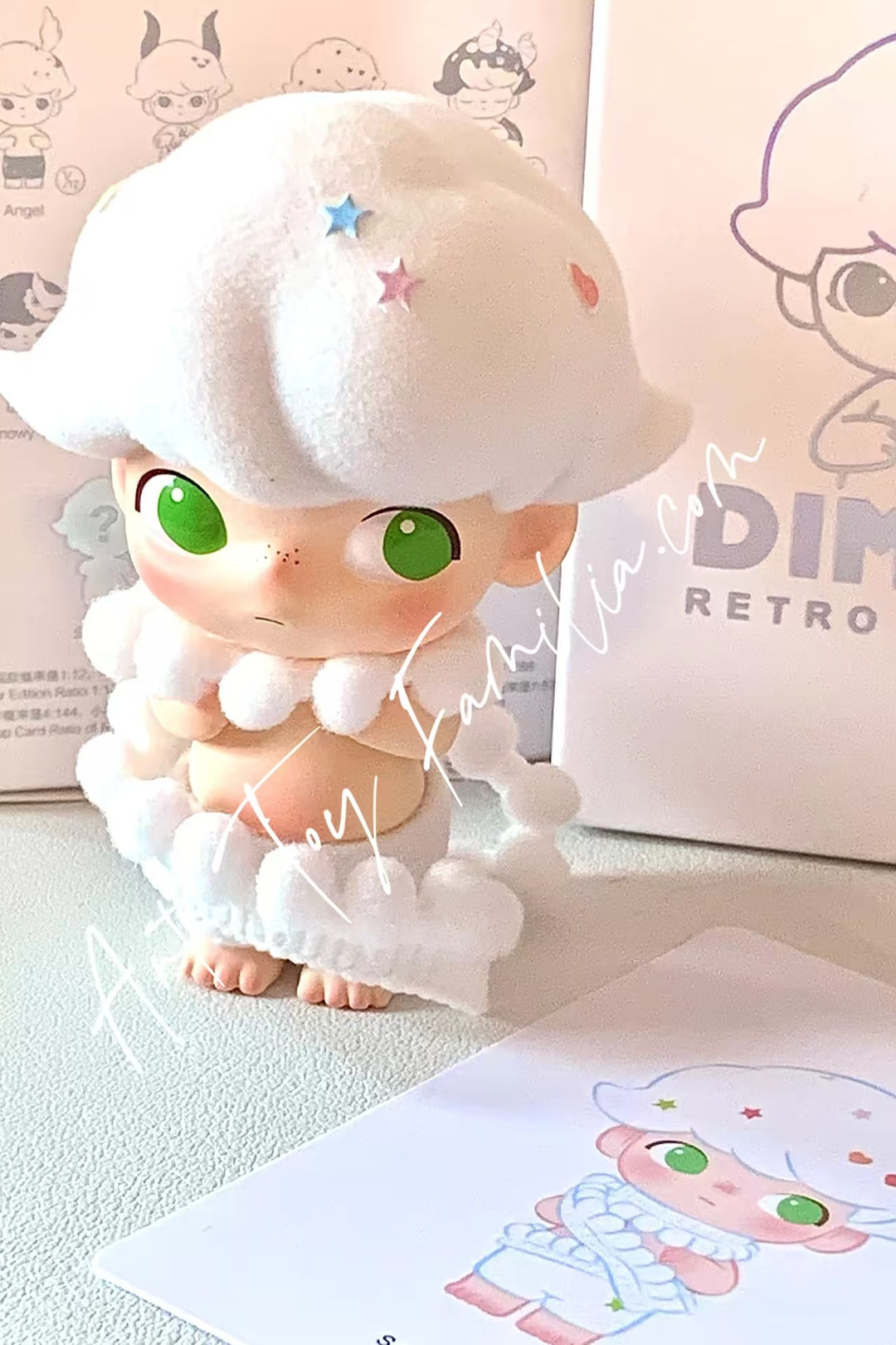 popmart dimoo retro series Snowball