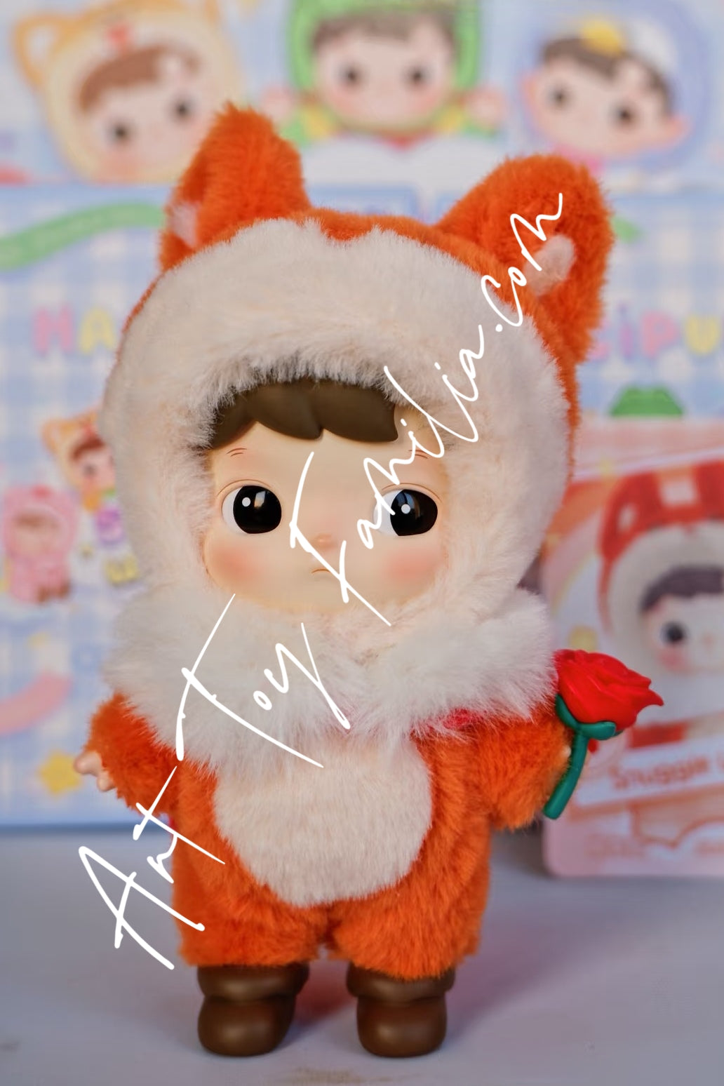 popmart hacipupu snuggle with you series charming fox