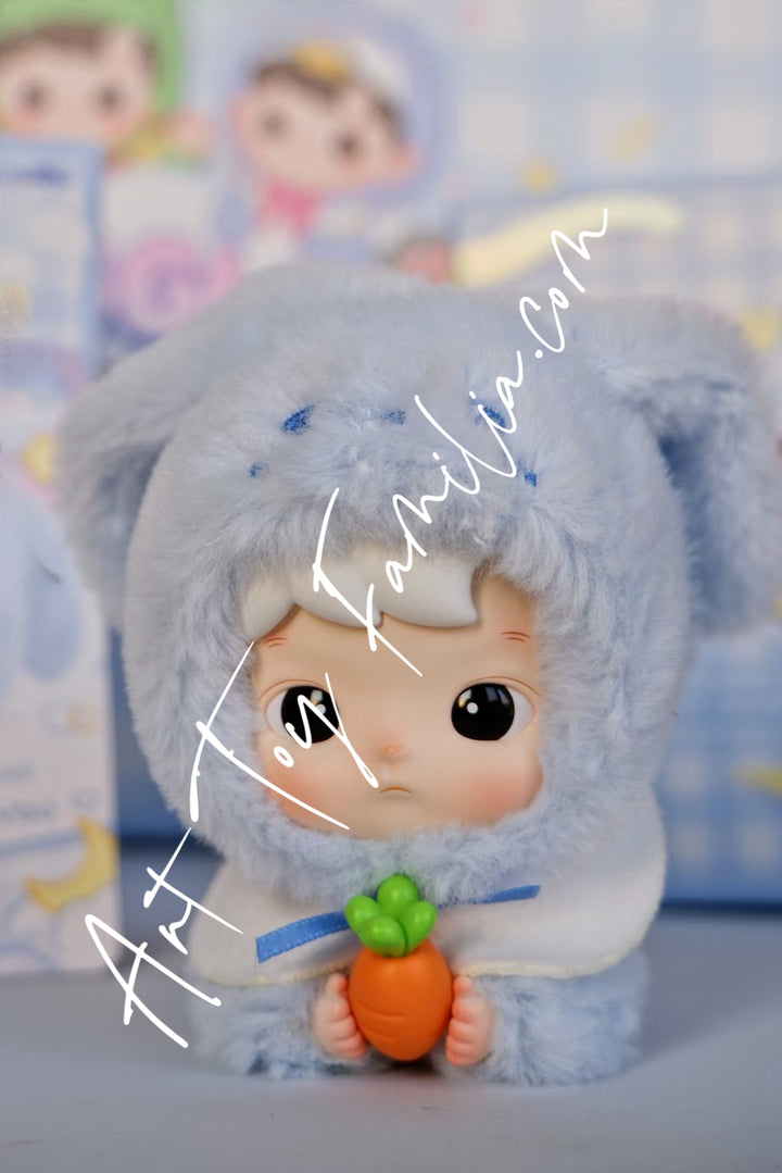 popmart hacipupu snuggle with you series comfy bunny