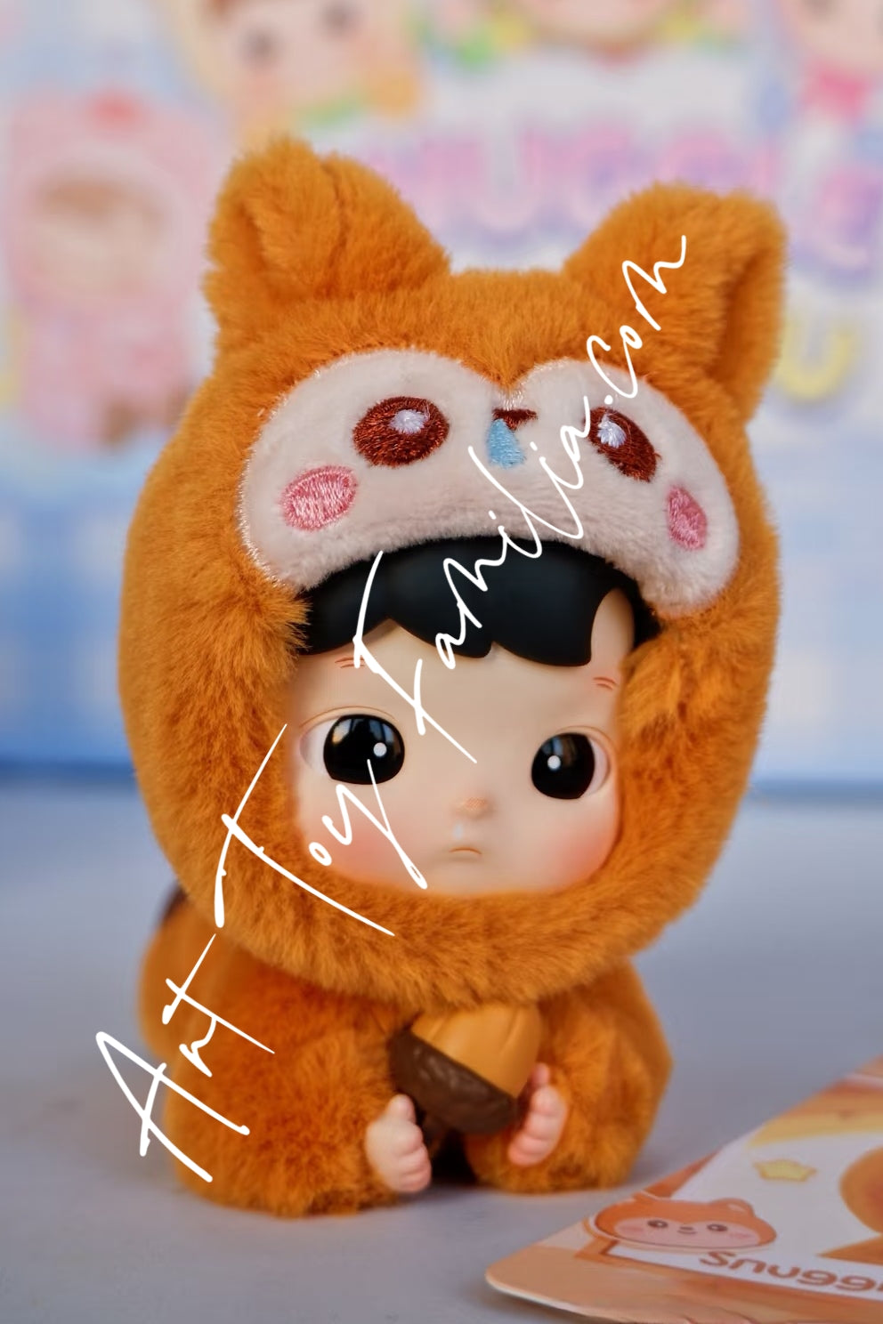 popmart hacipupu snuggle with you series cuddly squirrel