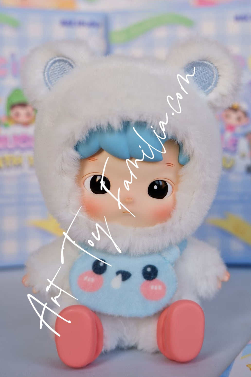 popmart hacipupu snuggle with you series polar bear
