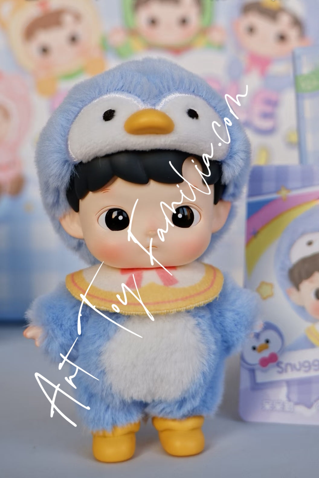 popmart hacipupu snuggle with you series quirky penguin