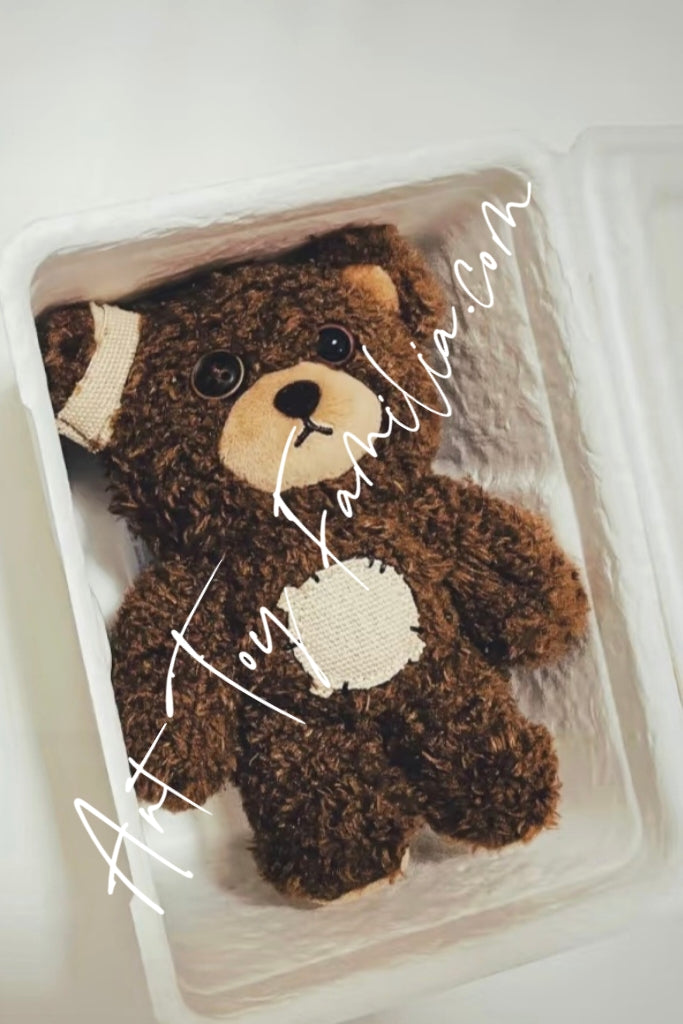 popmart hirono bear 小野熊毛绒公仔 