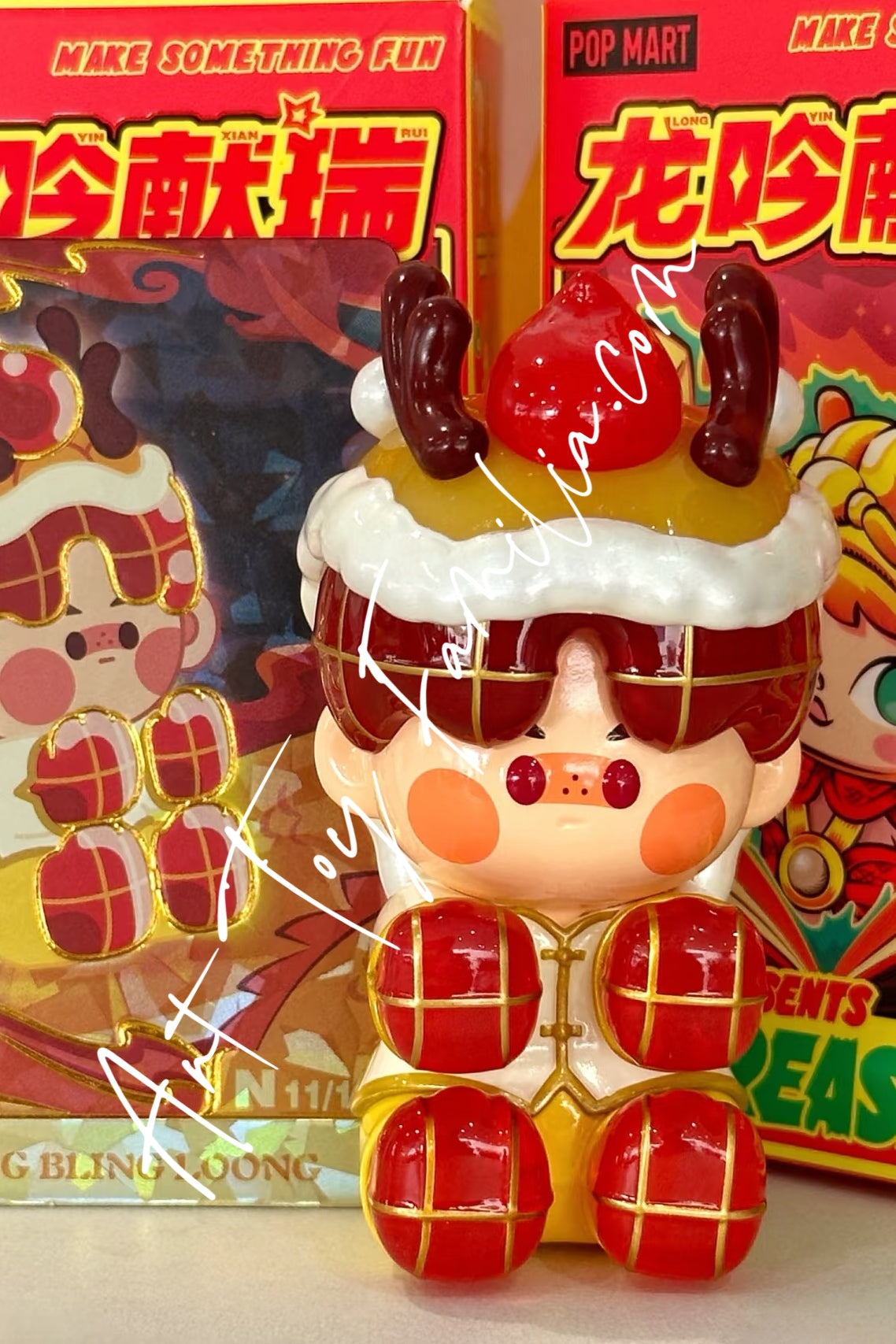 popmart loong presents the treasure series bling bling loong