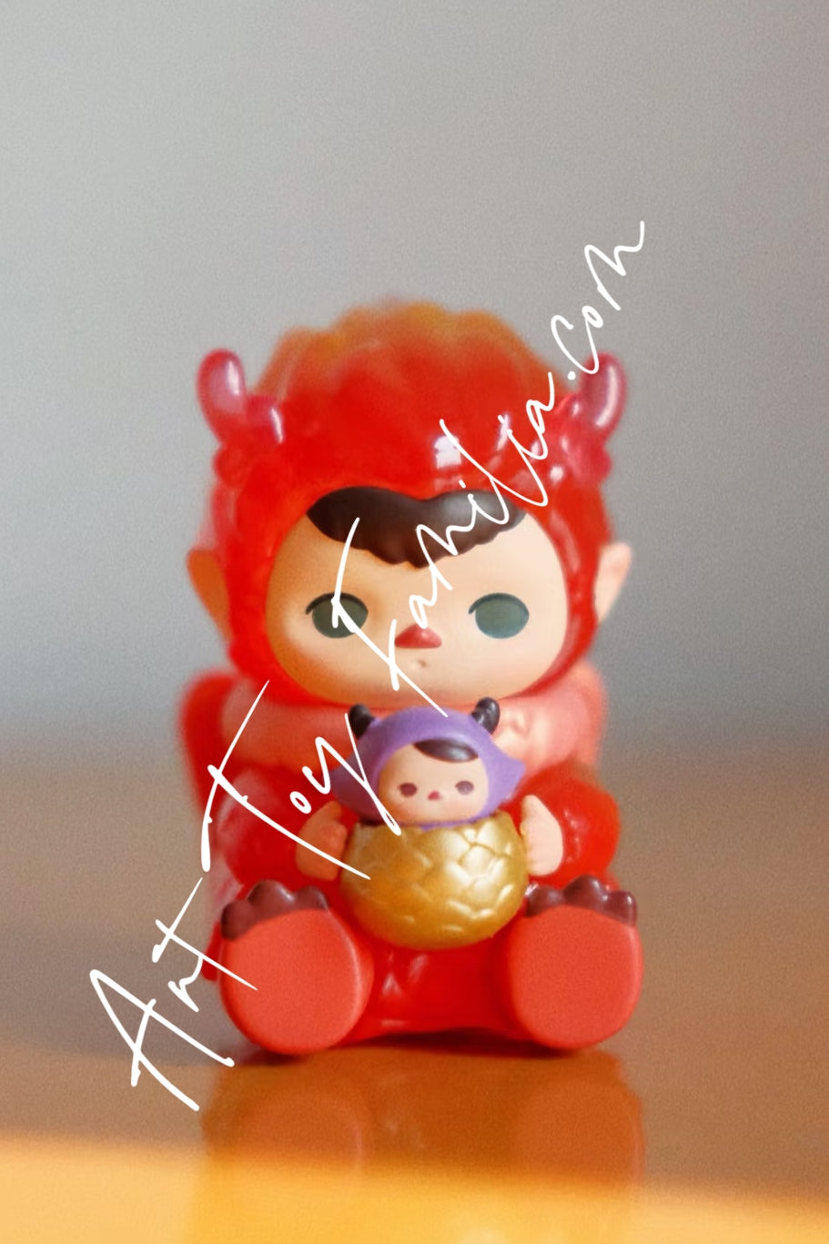 popmart loong presents the treasure series chubby loong