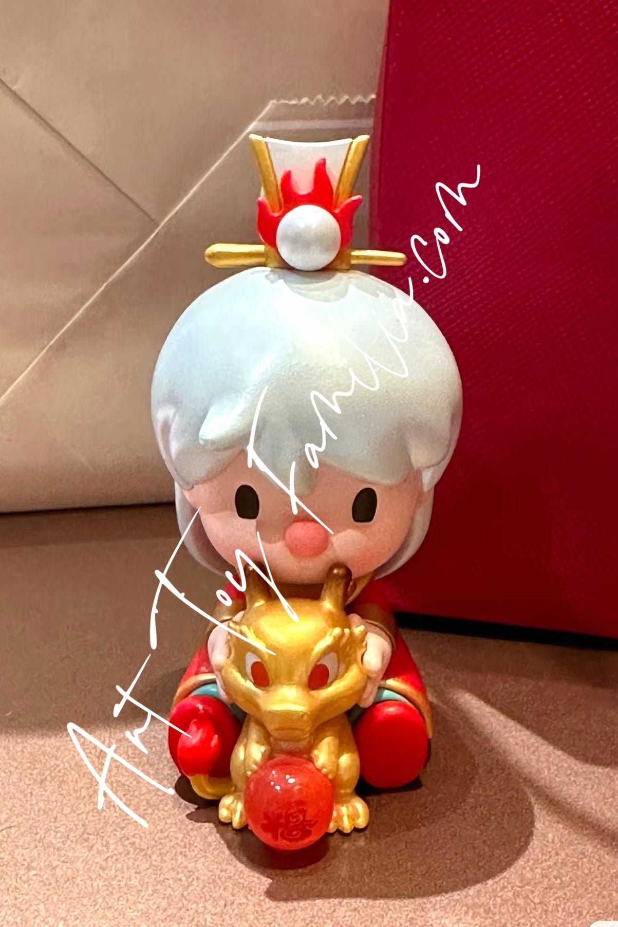 popmart loong presents the treasure series precious loong