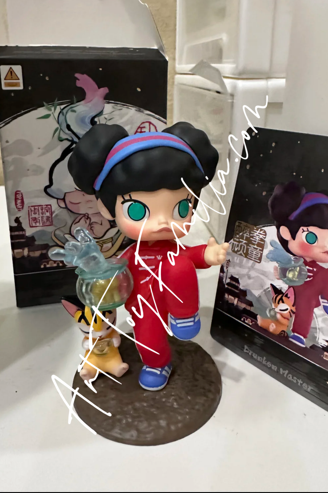 popmart matchless pop mart 14th anniversary series drunken master