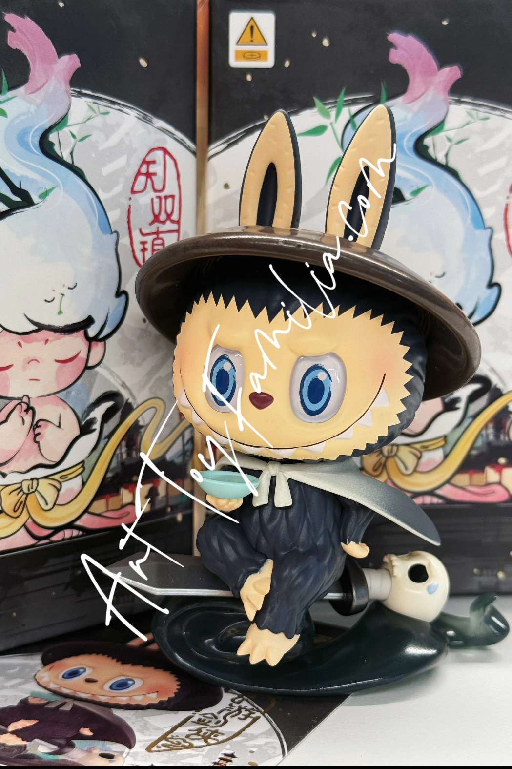 popmart matchless pop mart 14th anniversary series wandering swordsman