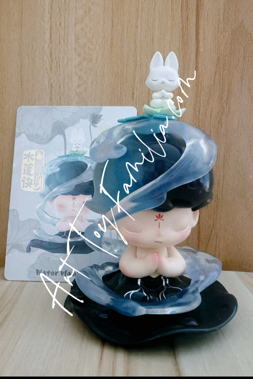 popmart matchless pop mart 14th anniversary series water manipulator