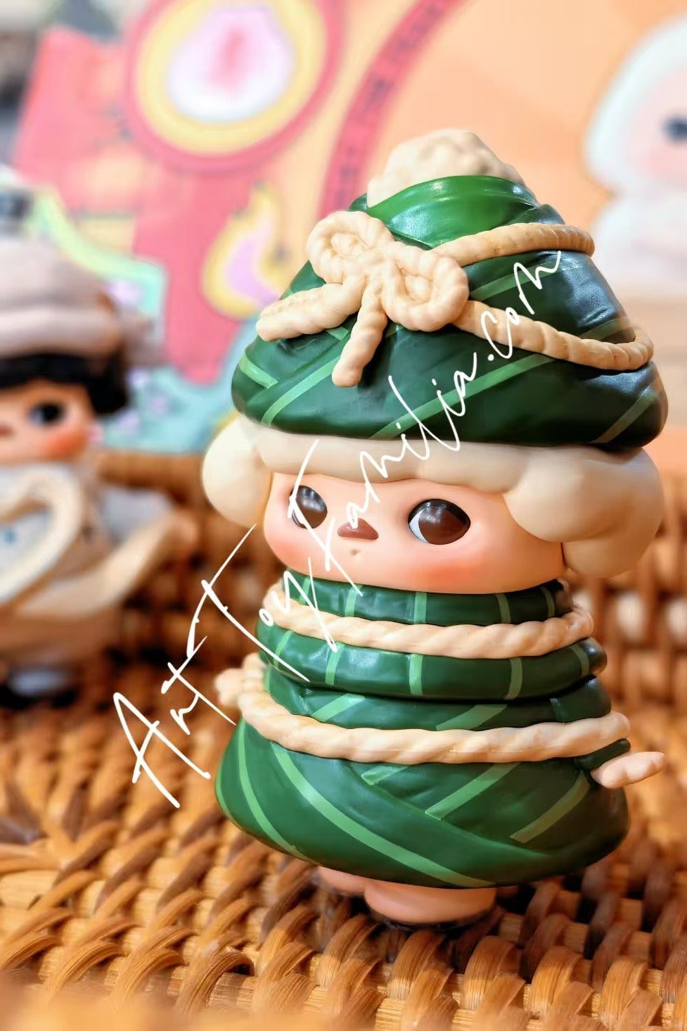 popmart pucky the feast series figures rice dumpling