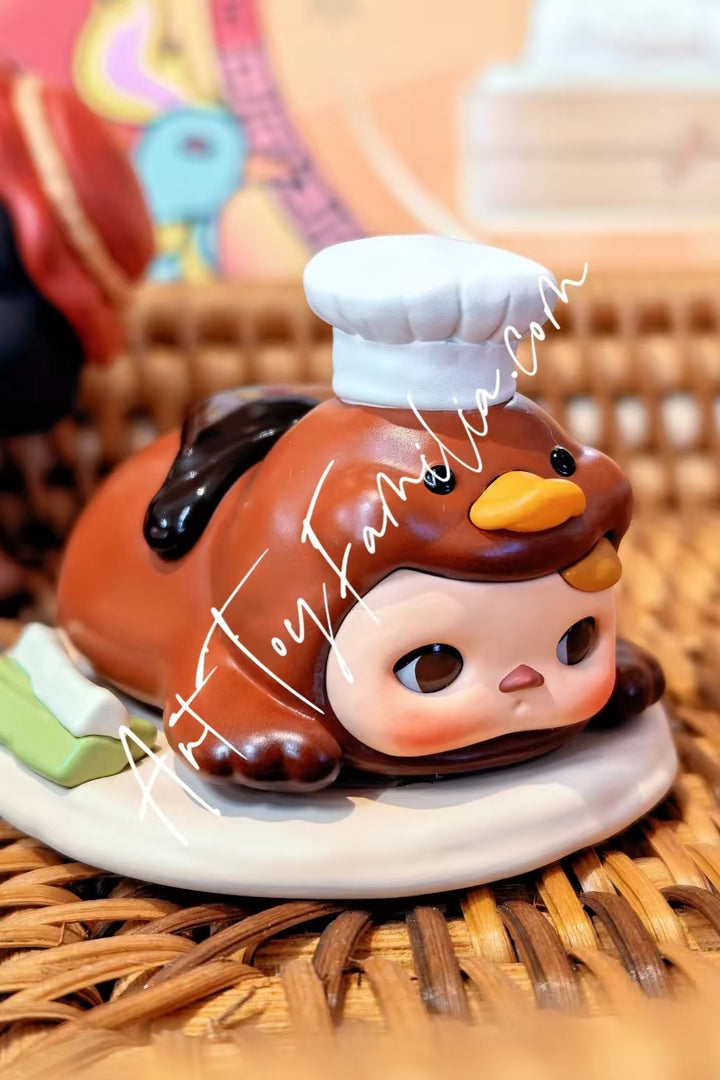 popmart pucky the feast series figures roast duck