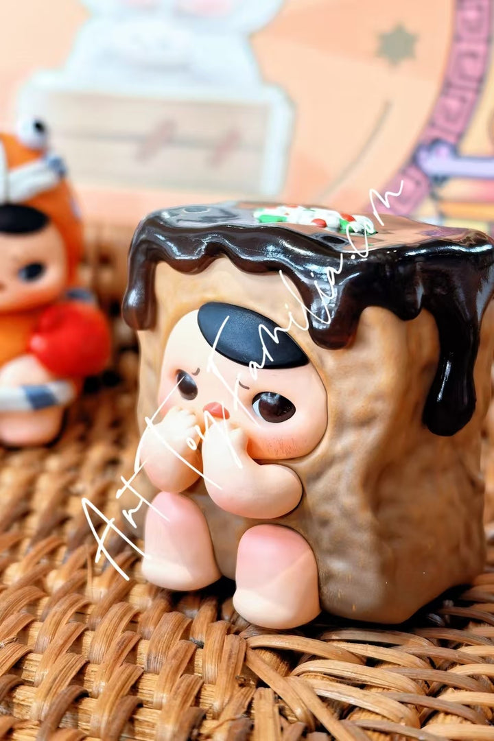 popmart pucky the feast series figures stinky tofu