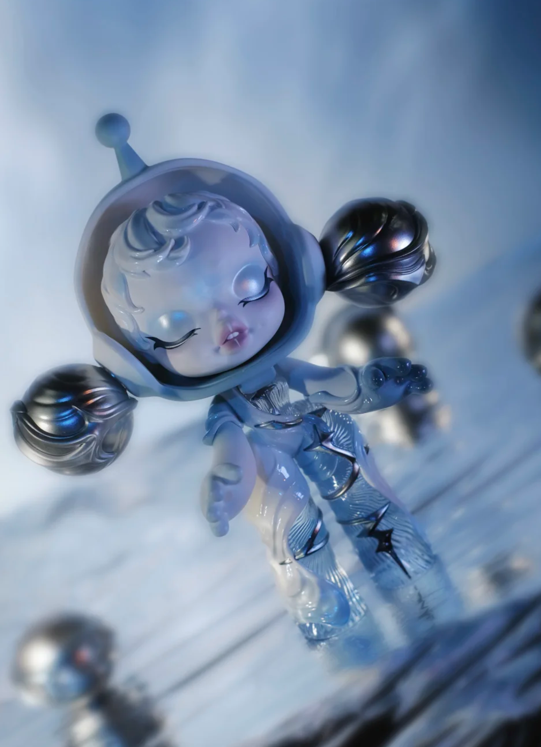 popmart skullpanda ripples of echo limit 199 pcs cool