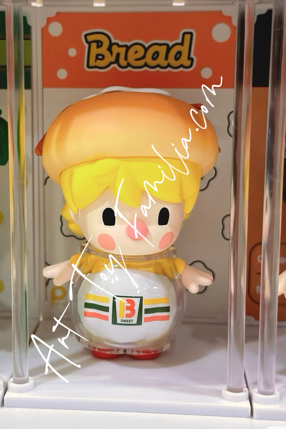 popmart sweet bean supermarket 2 series yakisoba bread