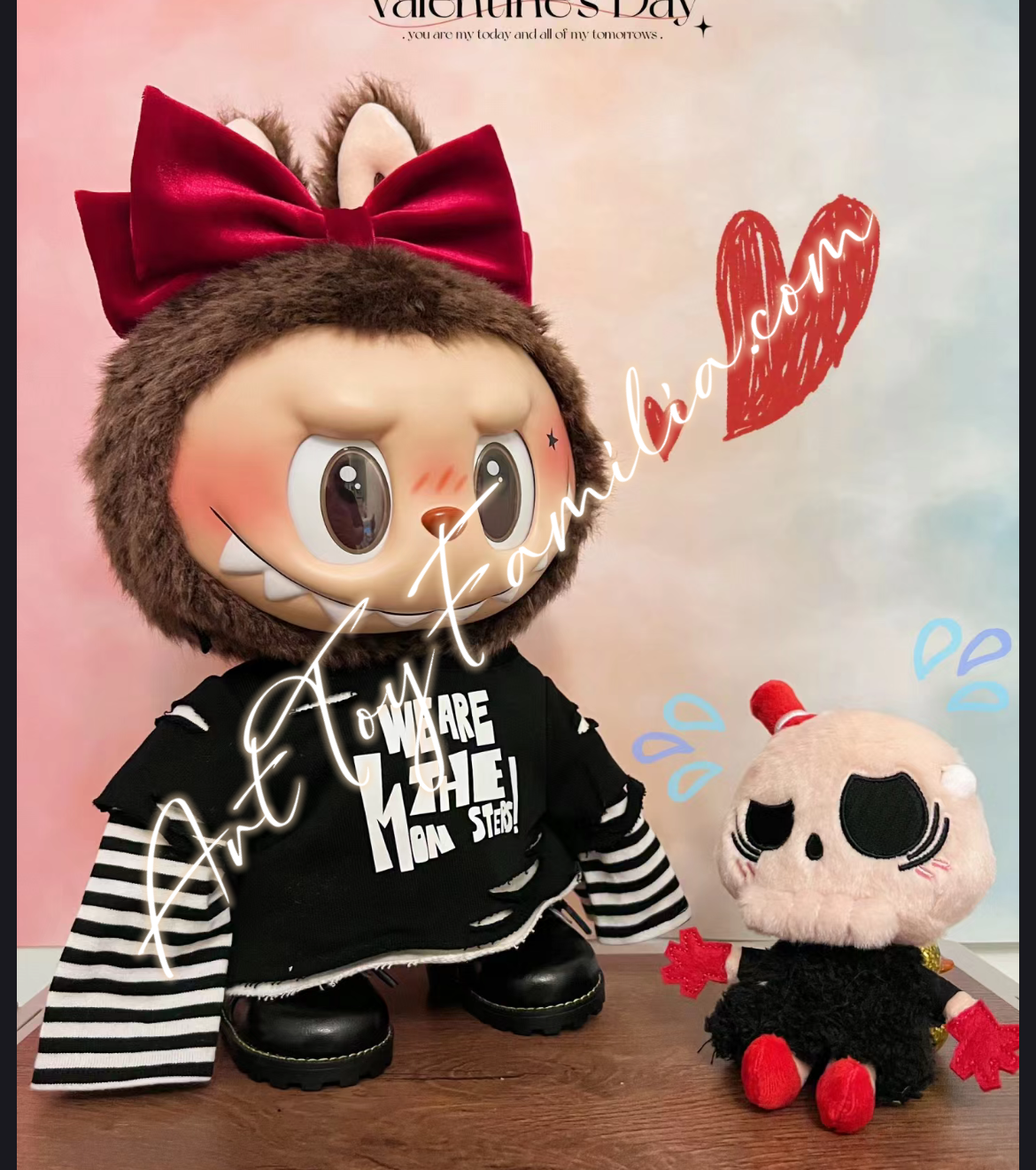 popmart the monsters labubu catch me if you like me series vinyl doll gift box Confirmed black and white   确认黑白条纹款