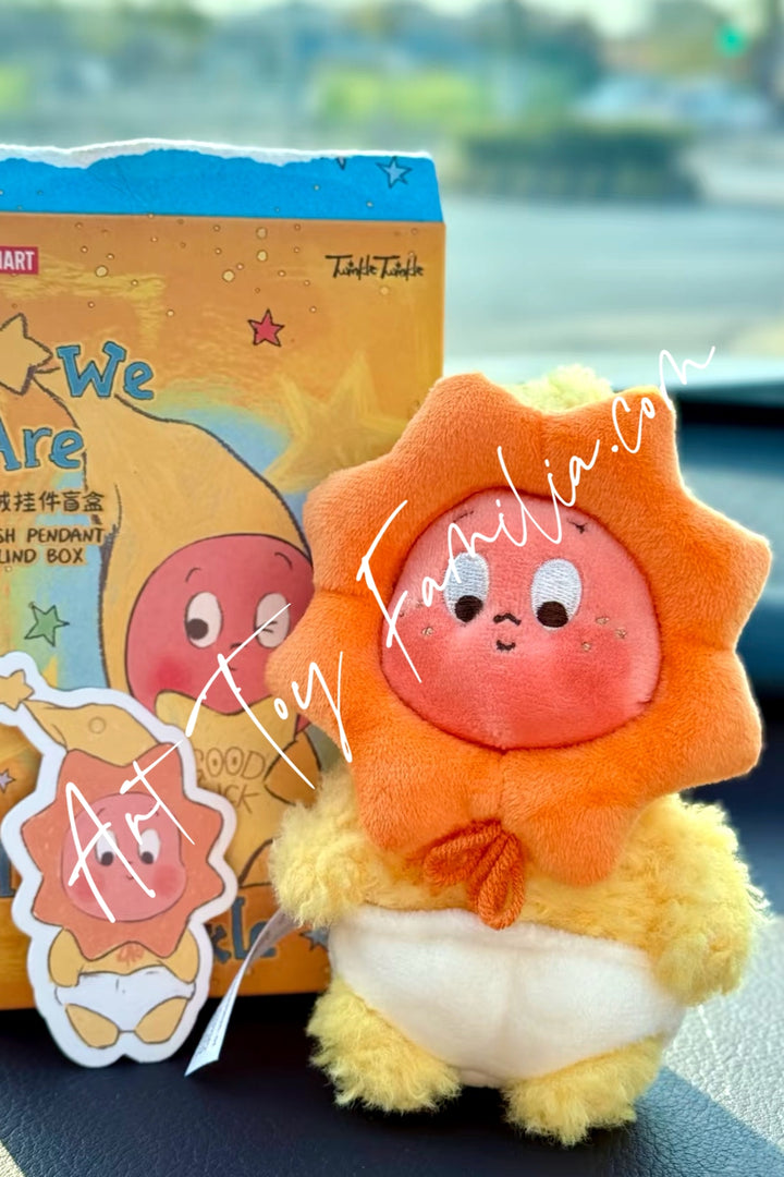 popmart we are twinkle twinkle plush pendant series Little Sun
