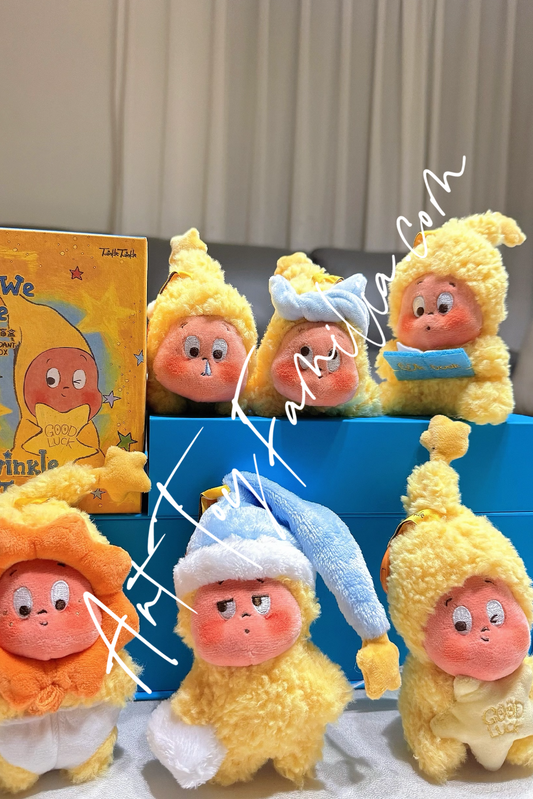 popmart we are twinkle twinkle plush pendant series full set