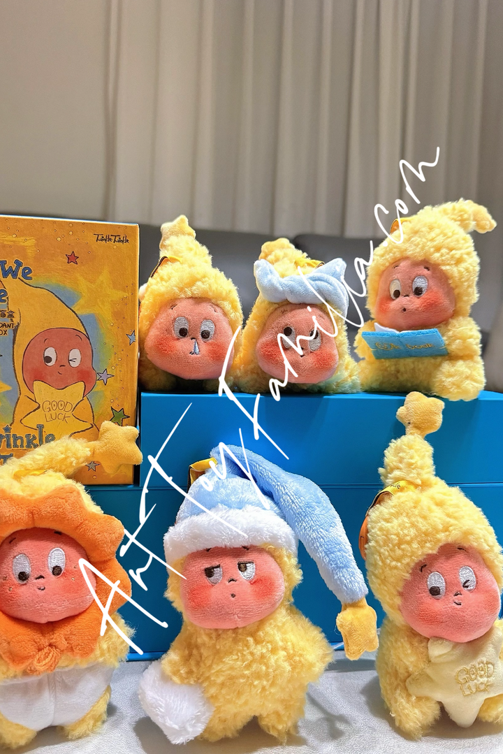popmart we are twinkle twinkle plush pendant series full set