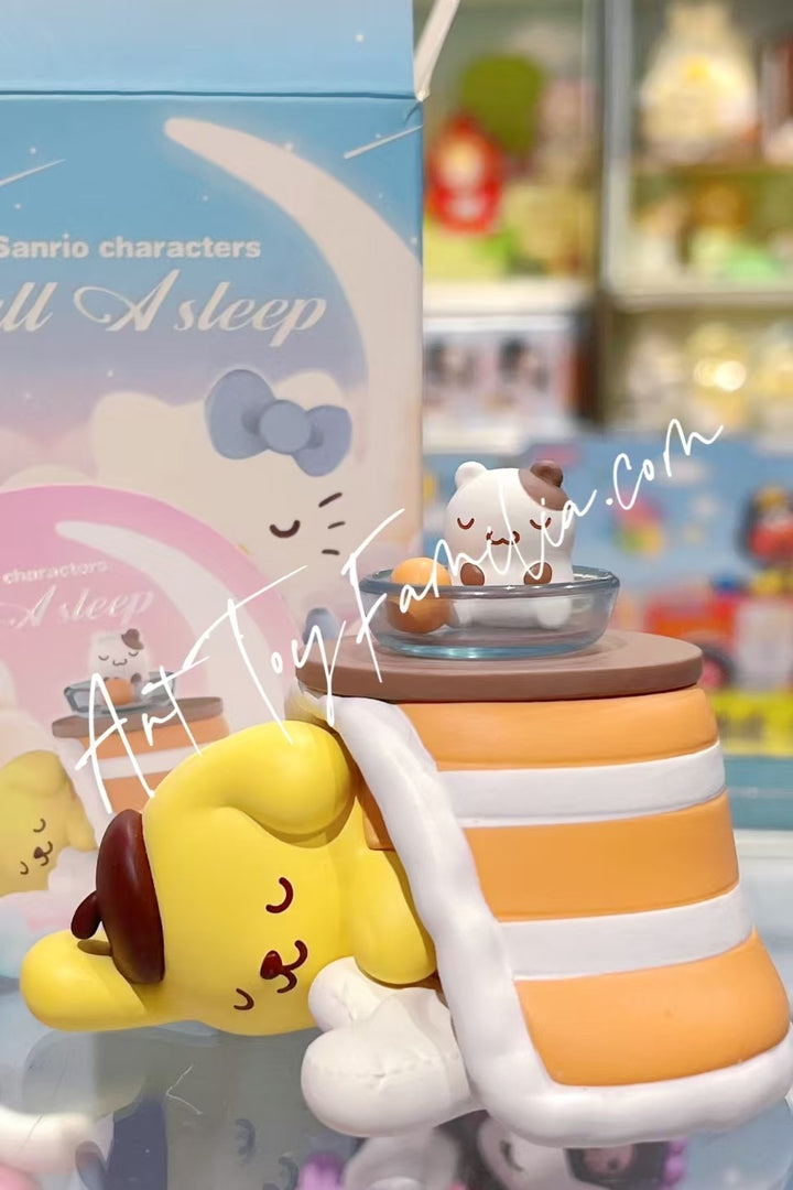 sanrio characters fall a sleep series pompompurin