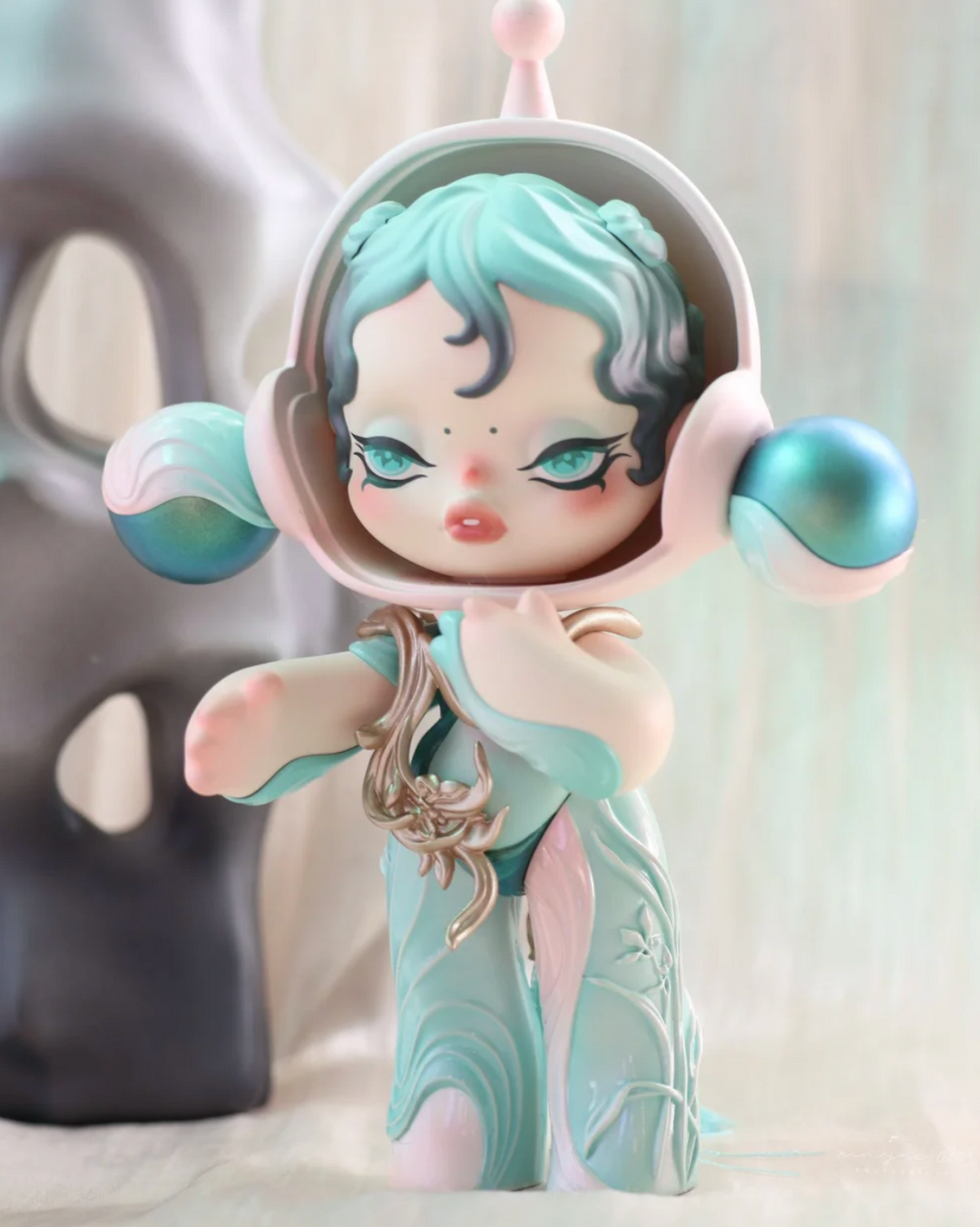 Skullpanda Baby Cyan - 兰·逸青 – Art Toy Familia Skullpanda Baby Cyan - 兰·逸青 – Art Toy Familia