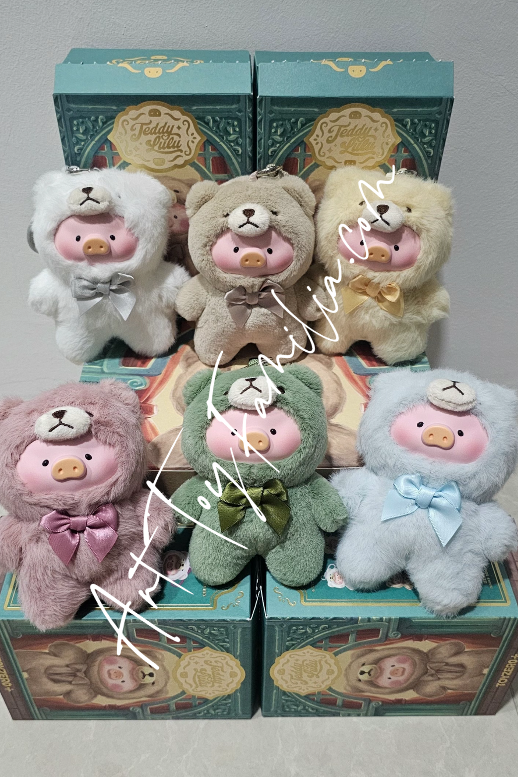 teddy lulu pig vinyl plush blind box Sealed full set   塑封整盒