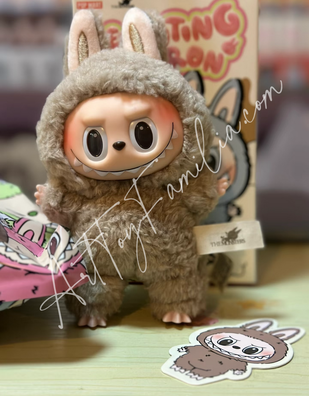 THE MONSTERS Labubu Tasty Macarons Vinyl Face Figure - 心动