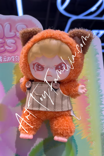 tnt space dora animals vinyl plush doll series 茸茸动物所搪胶毛绒 Fox - 狐狸店长