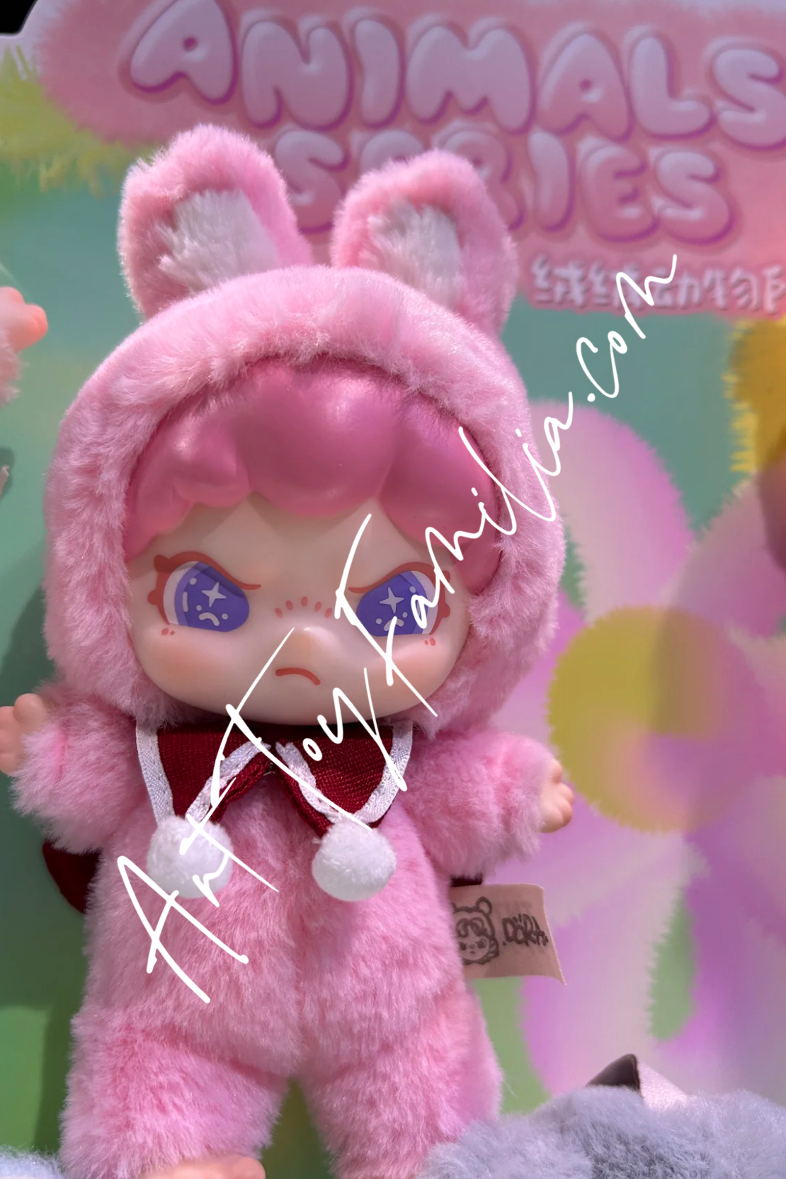 tnt space dora animals vinyl plush doll series 茸茸动物所搪胶毛绒 bunny  桃桃奶兔